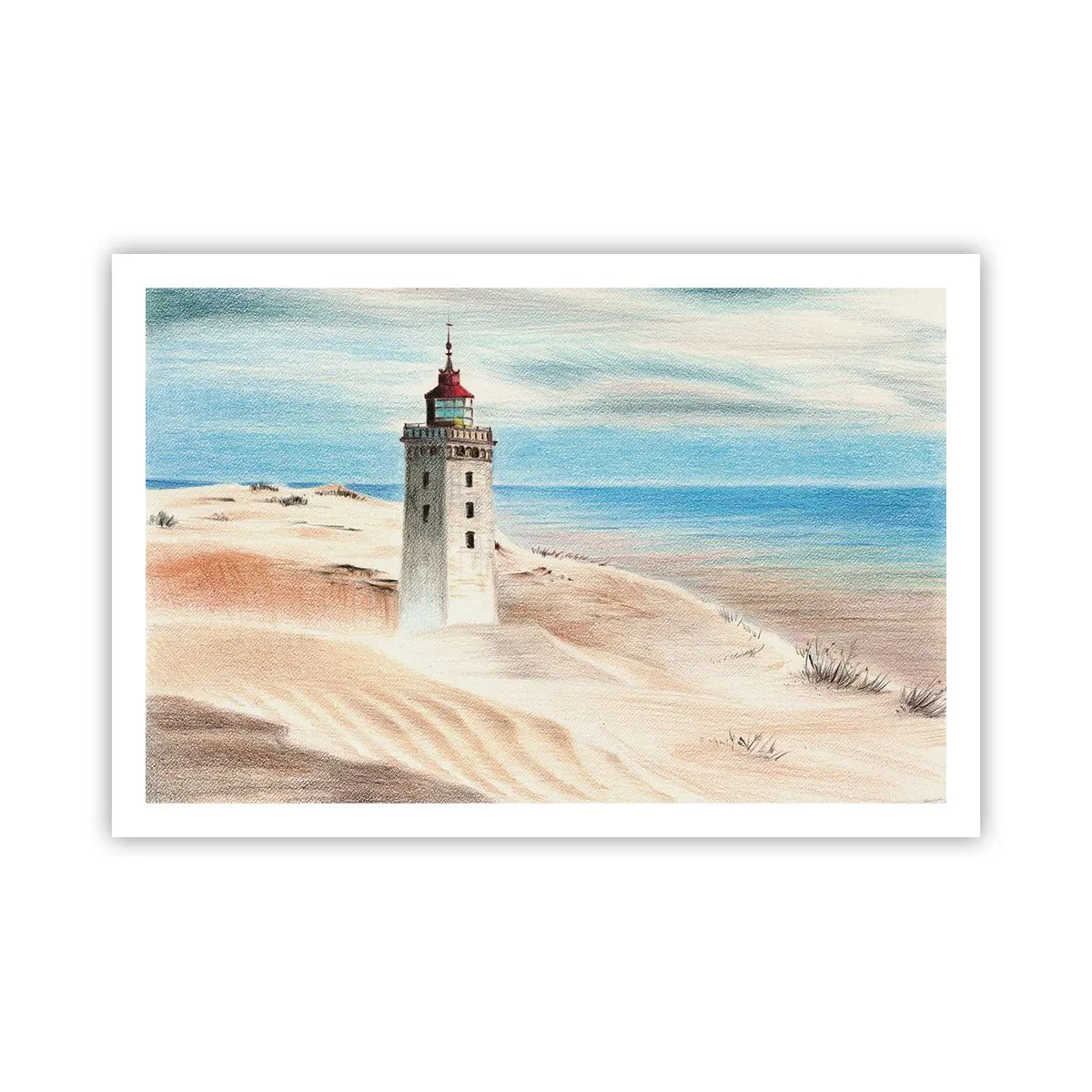 Póster - Siempre mirando al mar - 91x61 cm