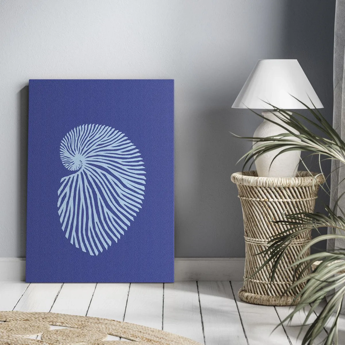 Cuadro sobre lienzo - Impresión de Imagen - Nacimiento de una concha - 80x120 cm