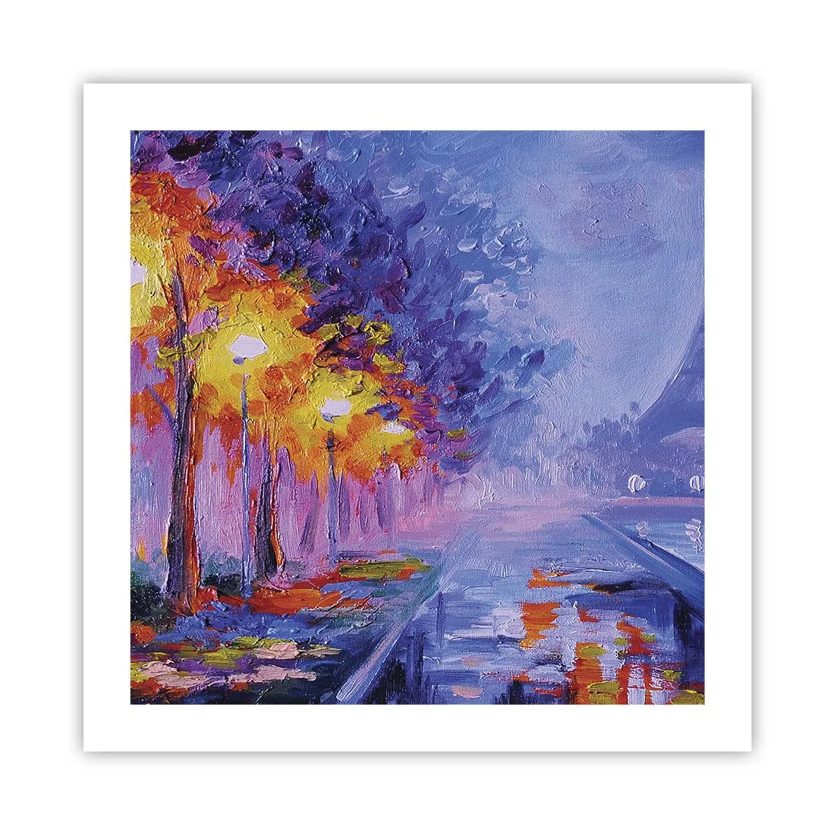 Póster - Un paseo de ensueño - 50x50 cm