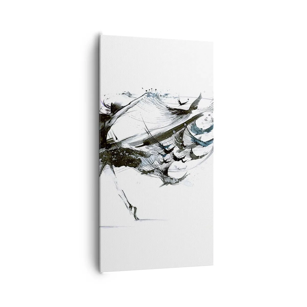 Cuadro sobre lienzo - Impresión de Imagen - La magia de la música te hace libre - 65x120 cm