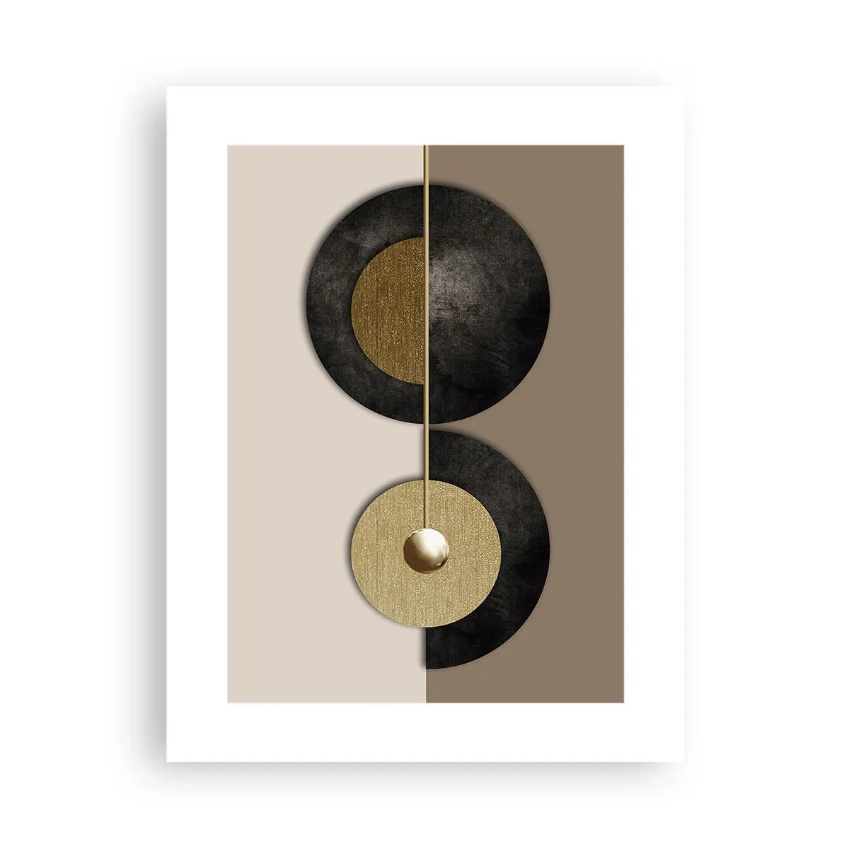 Póster - Variaciones en torno a un círculo - 30x40 cm