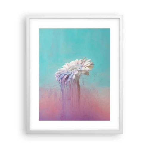 Póster en marco blanco - El inframundo de las flores - 40x50 cm