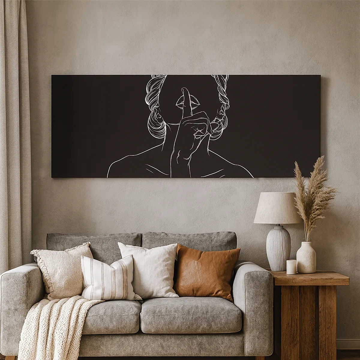 Cuadro sobre lienzo - Impresión de Imagen - La belleza florece en silencio - 30x30 cm