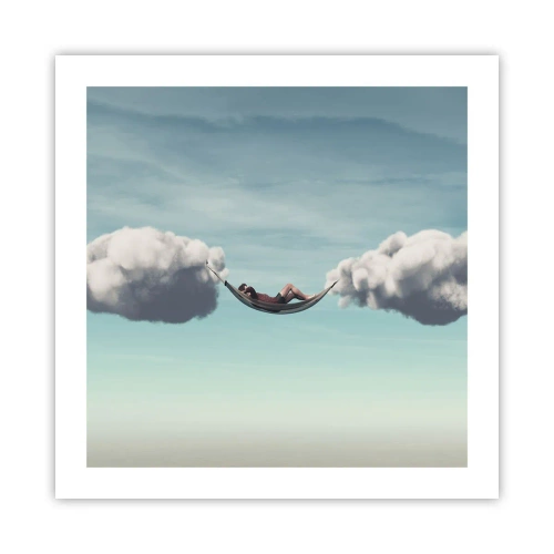 Póster - La felicidad del momento - 50x50 cm