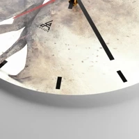 Esfera sin numeración, con rayas