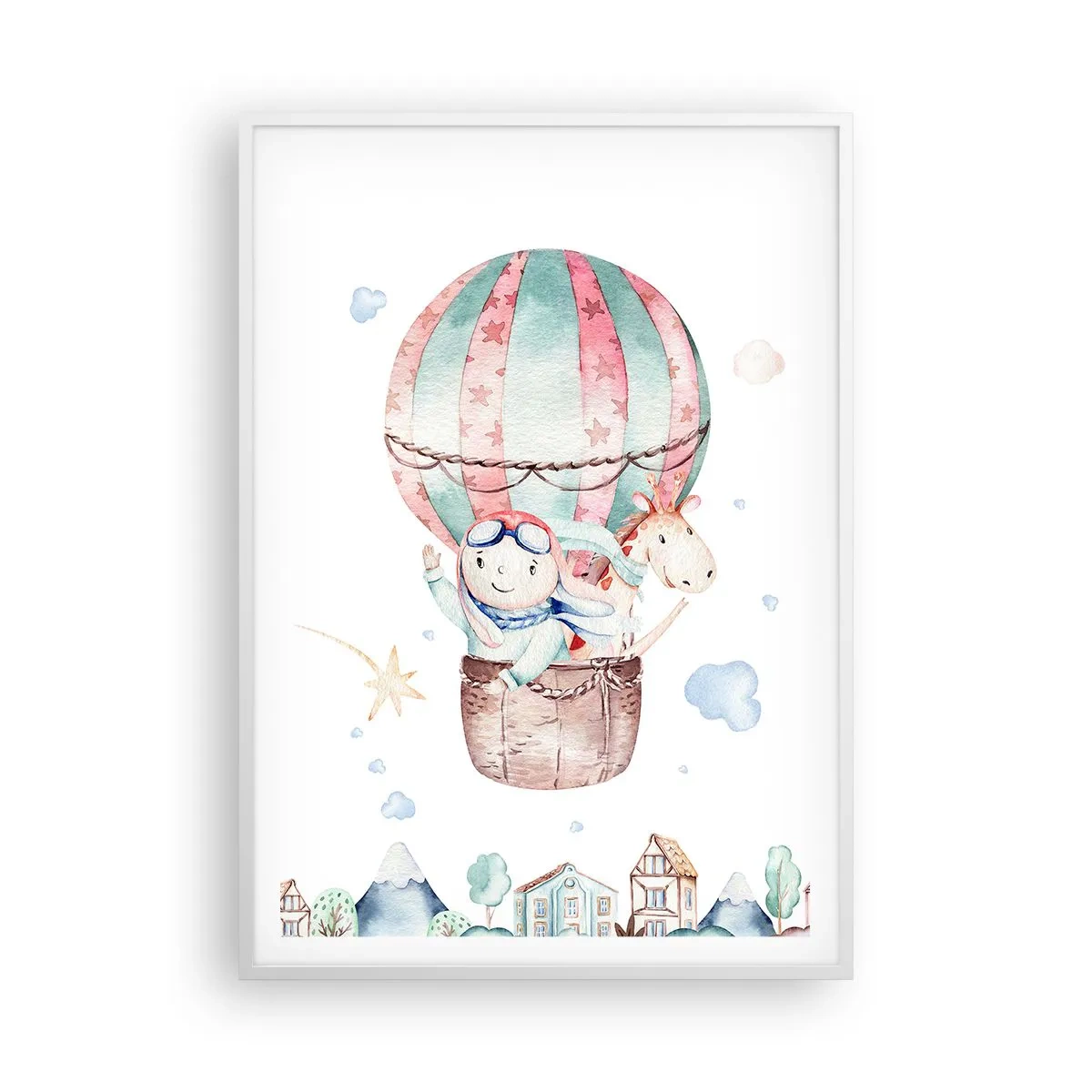 Póster en marco blanco - Volveremos pronto - 70x100 cm