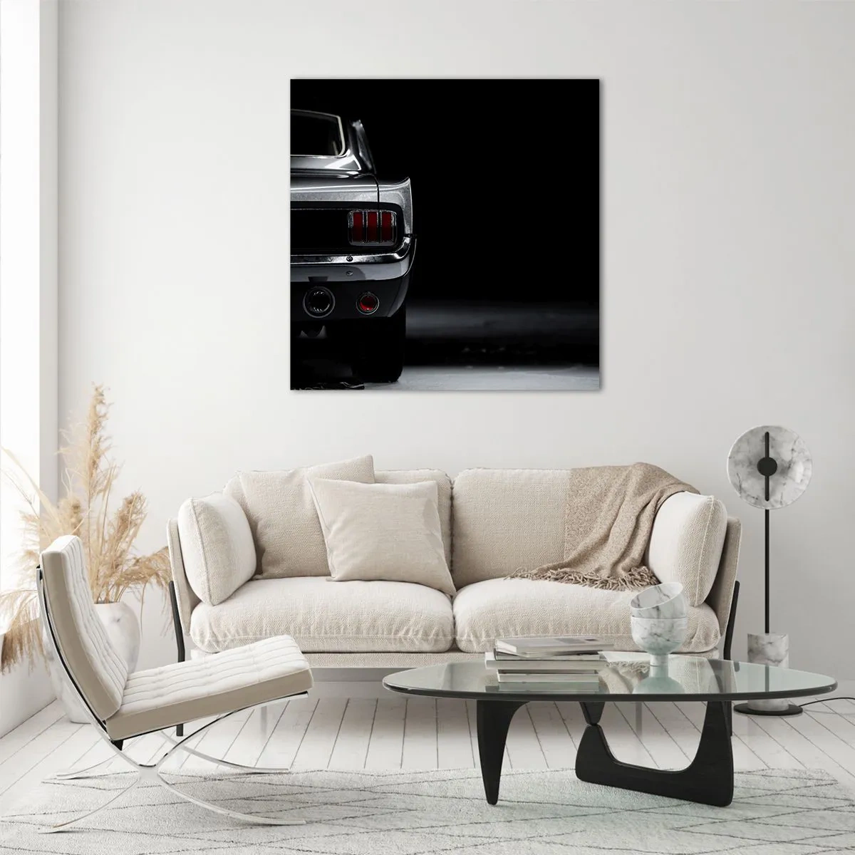 Cuadro sobre vidrio - Impresiones sobre Vidrio - El encanto de los clásicos - 60x60 cm