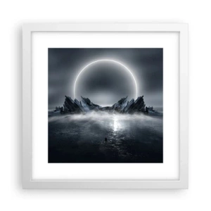 Póster en marco blanco - El final del cuento - 30x30 cm