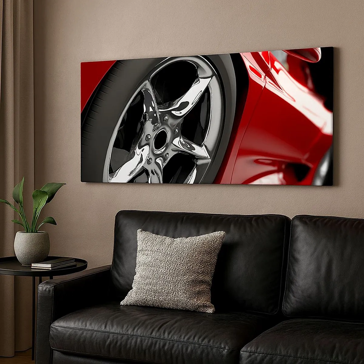 Cuadro sobre lienzo - Impresión de Imagen - Creado para la velocidad - 100x40 cm