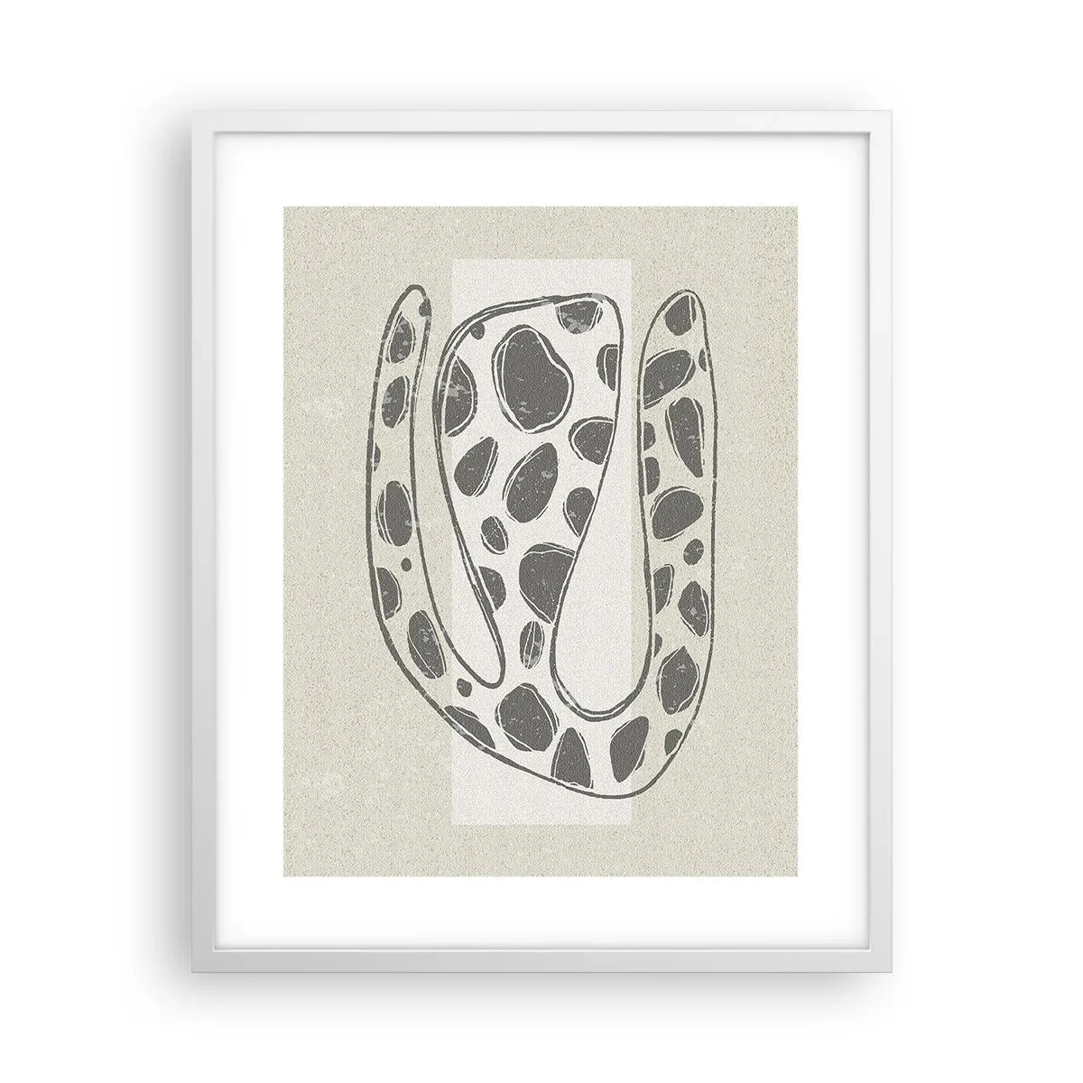 Póster en marco blanco - Una criatura extraña - 40x50 cm