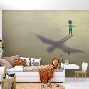 Fotomural Standard Eco - Héroe del futuro - Abstracción, Fantasía, Pedazo - 250x175 cm