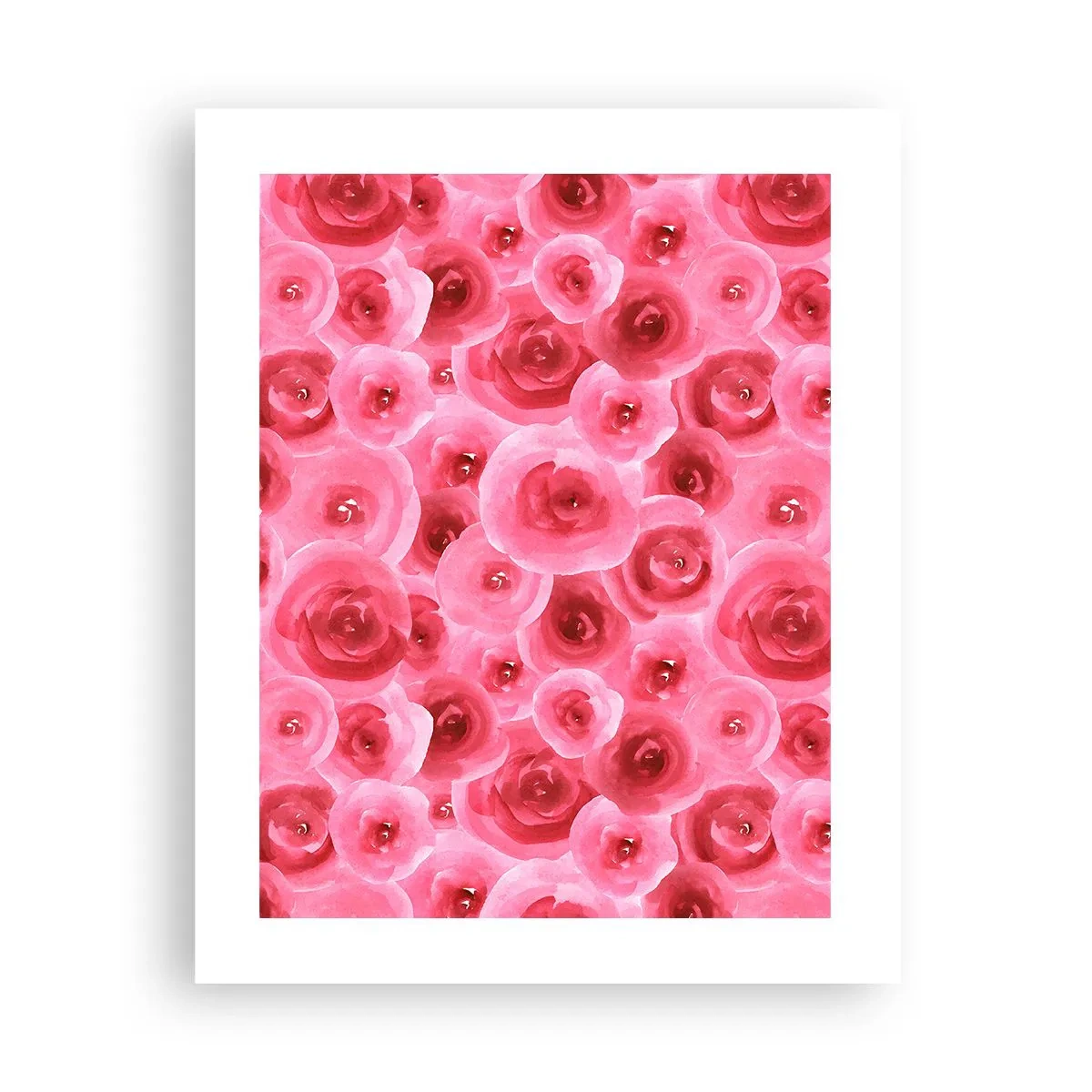 Póster - Rosas abajo y arriba - 40x50 cm