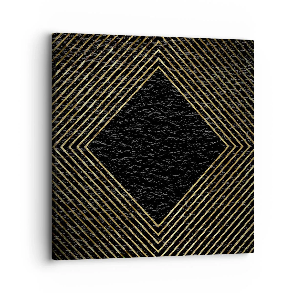 Cuadro sobre lienzo - Impresión de Imagen - Geometría al estilo glamour - 30x30 cm