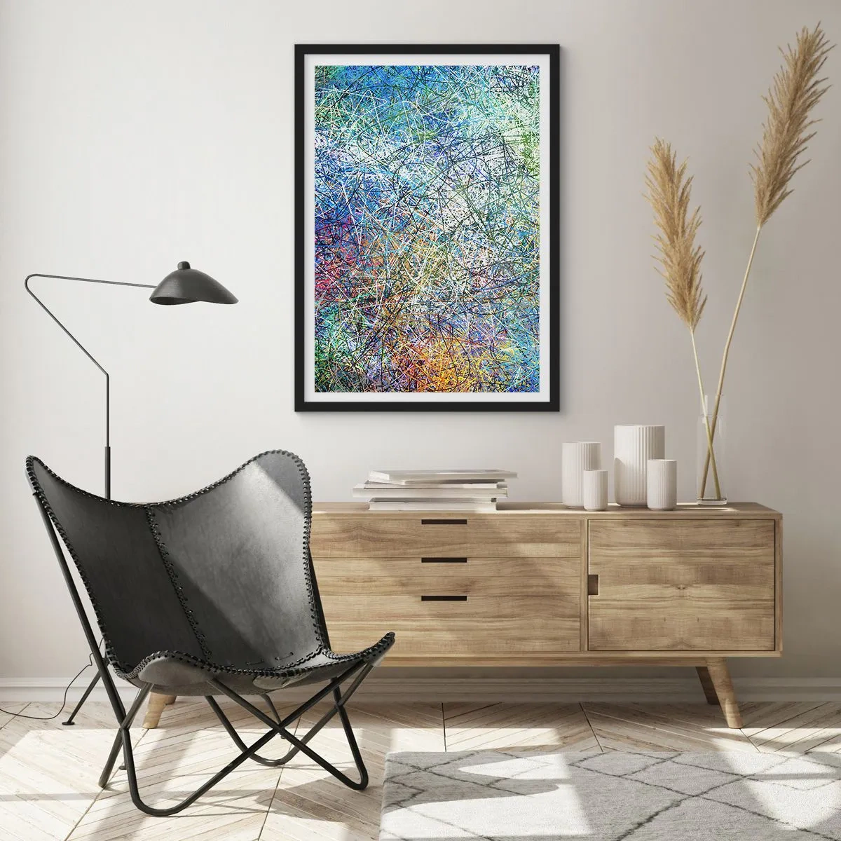 Póster en marco negro - No es tan fácil - 61x91 cm
