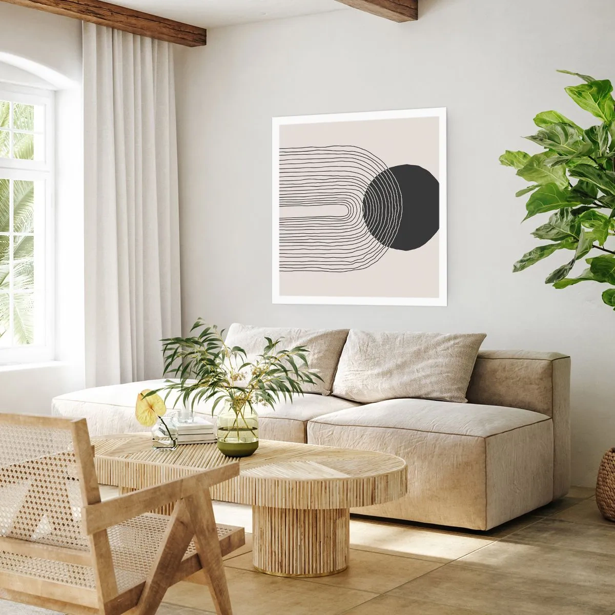 Póster - Temblor y certeza - 40x40 cm