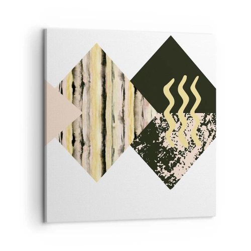 Cuadro sobre lienzo - Impresión de Imagen - No es tan sencillo - 50x50 cm