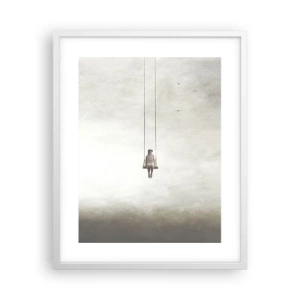 Póster en marco blanco - El niño que llevamos dentro - 40x50 cm