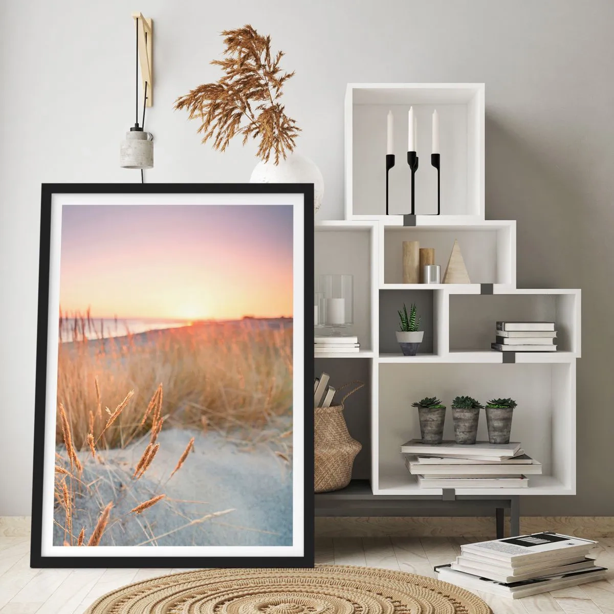 Póster en marco negro - Dulce nana del Báltico - 40x50 cm