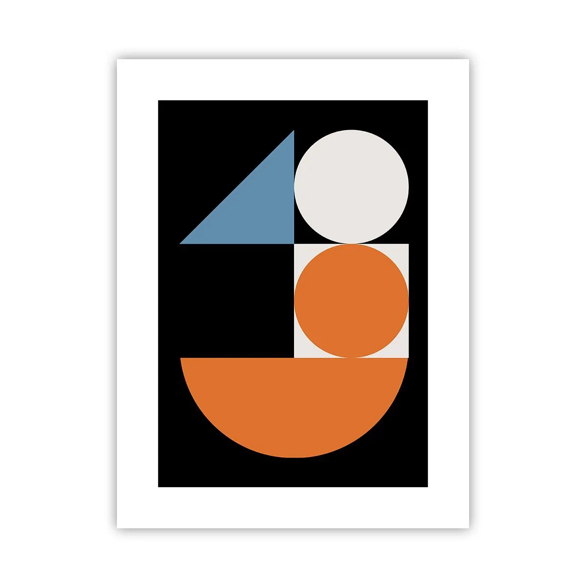 Póster - Diseño con figuras - 30x40 cm