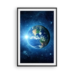 Póster en marco negro - Estamos en el cielo - 61x91 cm