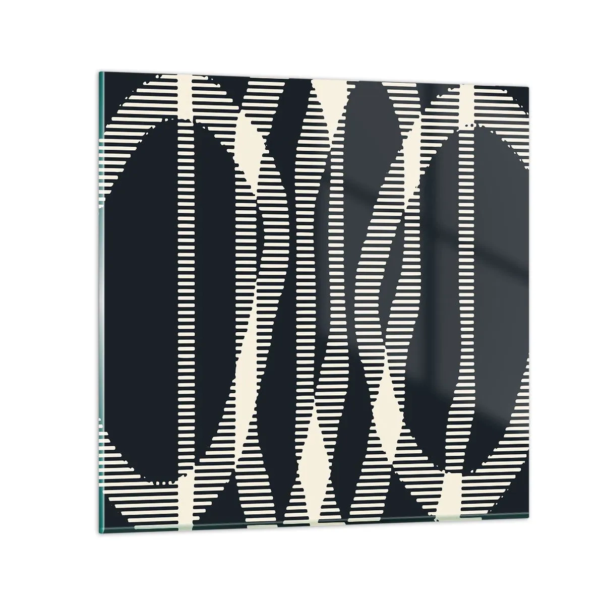 Cuadro sobre vidrio - Impresiones sobre Vidrio - Un intento de romper la oscuridad - 70x70 cm