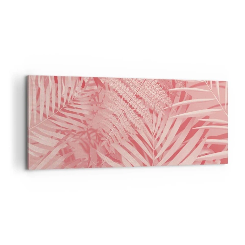 Cuadro sobre lienzo - Impresión de Imagen - Concepto rosa - 100x40 cm