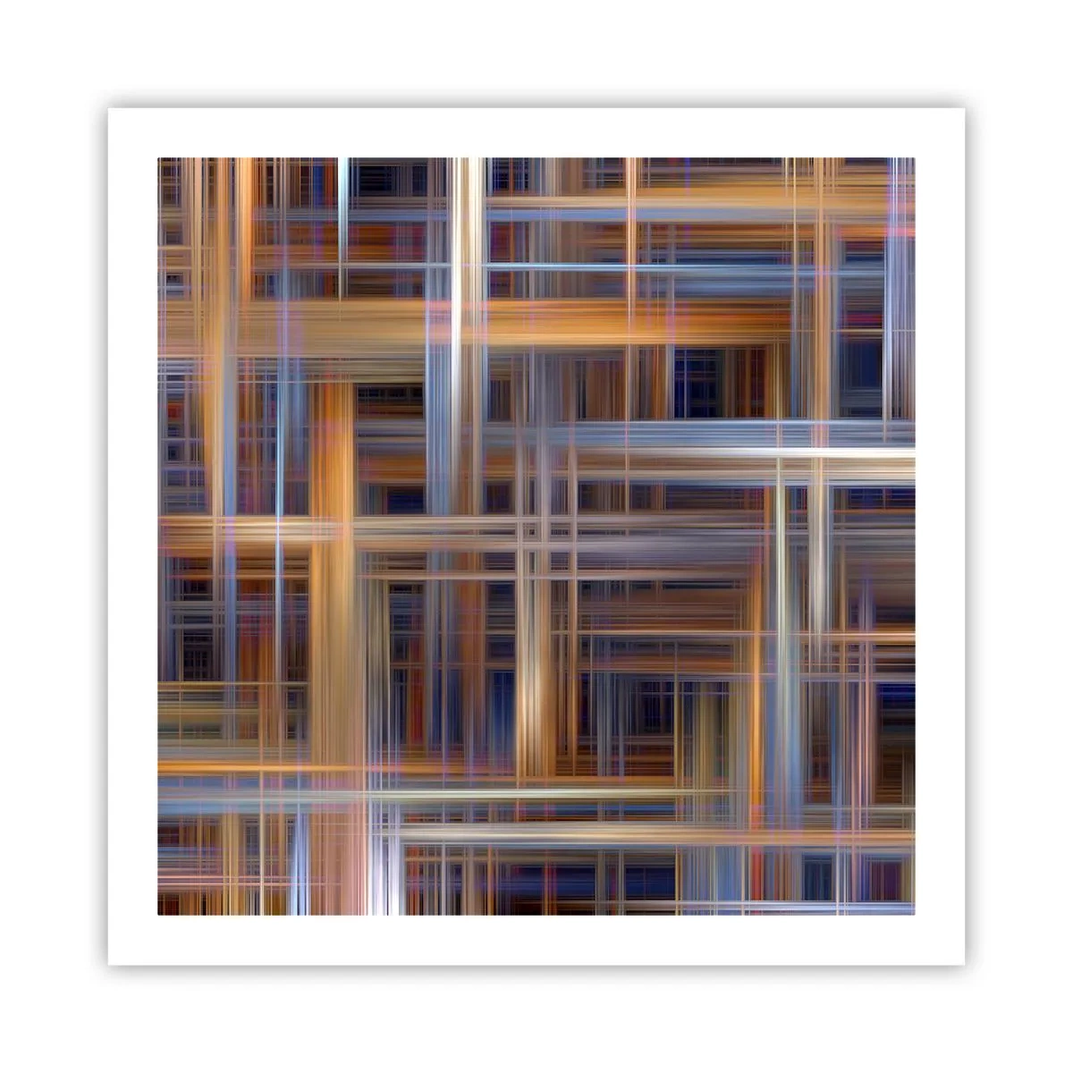 Póster - Tejido de luz - 60x60 cm