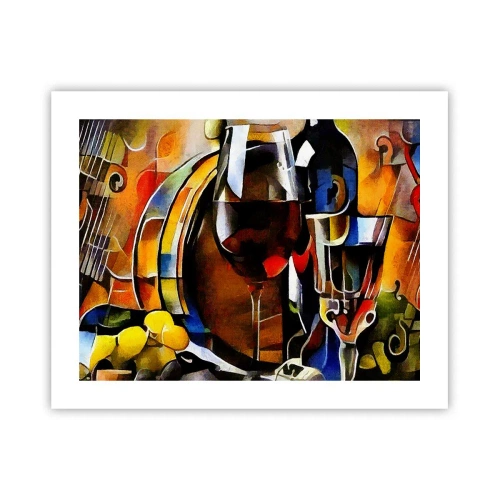 Póster - Y el mundo se vuelve más colorido - 50x40 cm