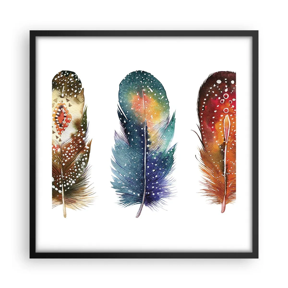 Póster en marco negro - Rituales, ceremonias, secretos - 50x50 cm