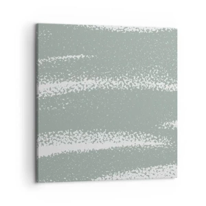 Cuadro sobre lienzo - Impresión de Imagen - Abstracción invernal - 60x60 cm