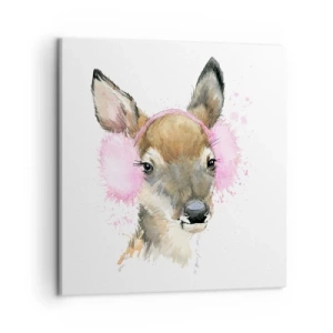 Cuadro sobre lienzo - Impresión de Imagen - Y el frío no te molestará más - 50x50 cm