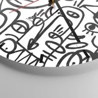 Esfera sin numeración, con rayas