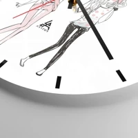 Esfera sin numeración, con rayas