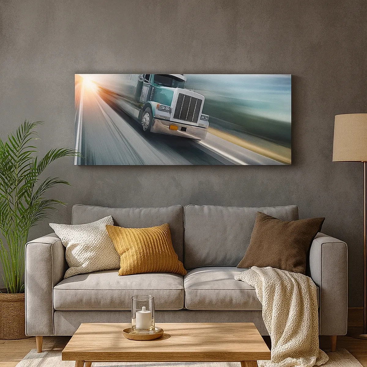 Cuadro sobre lienzo - Impresión de Imagen - Un gigante norteamericano en apuros - 30x30 cm