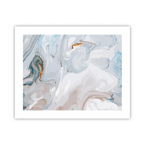 Póster - Blanco fusión - 50x40 cm