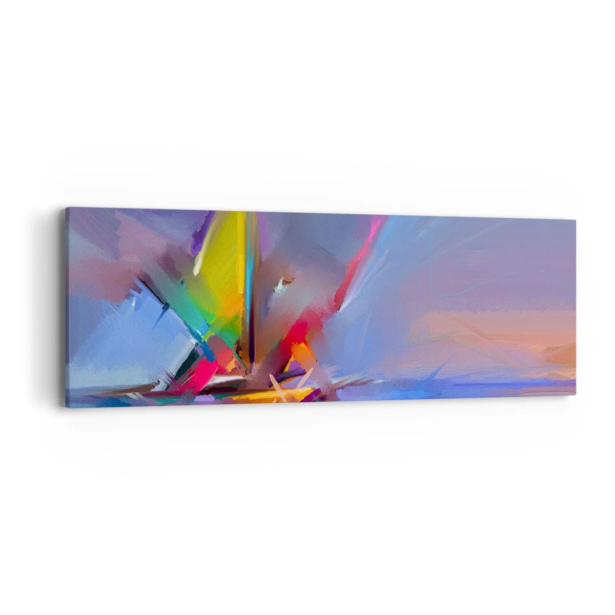 Cuadro sobre lienzo - Impresión de Imagen - Como un pájaro - 90x30 cm