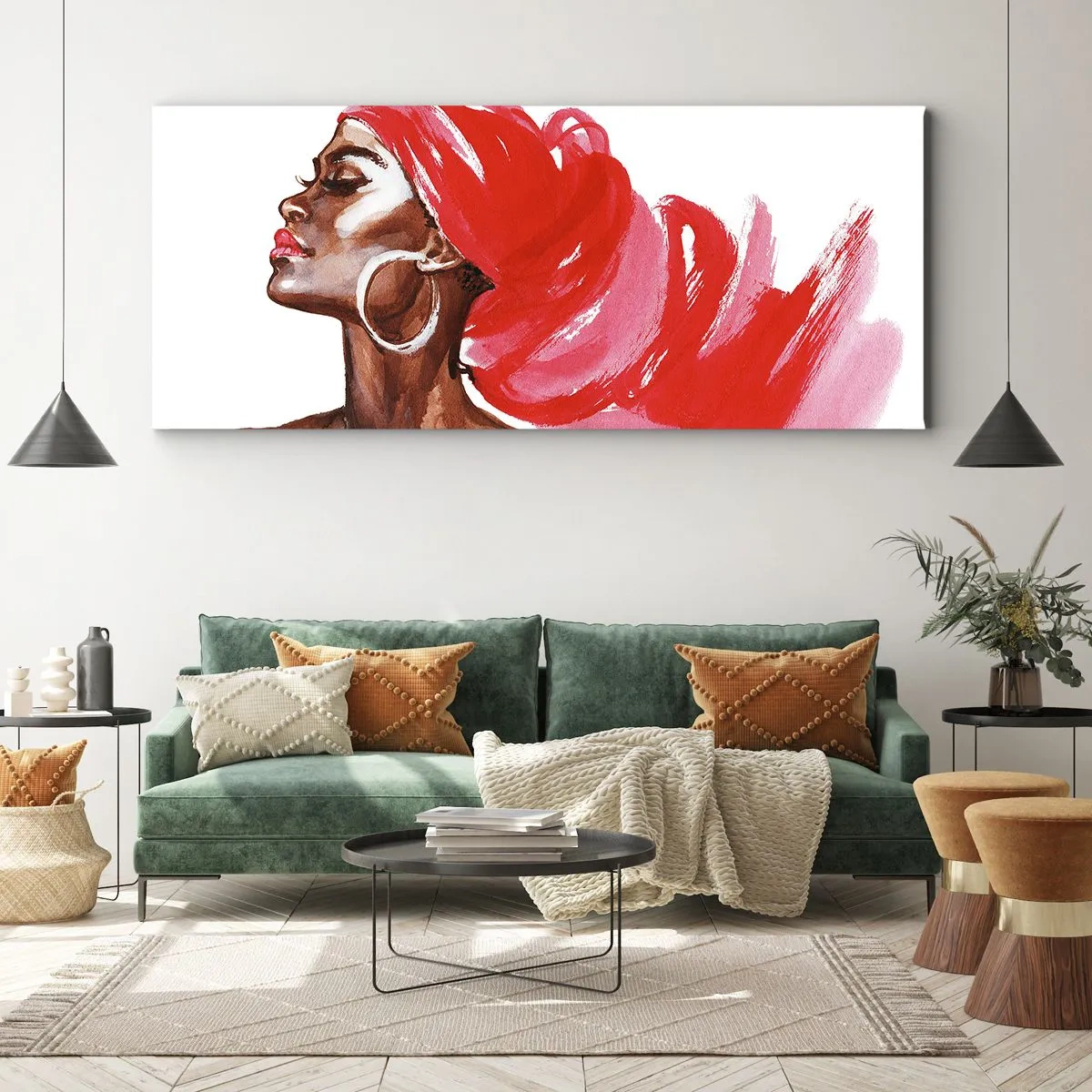 Cuadro sobre lienzo - Impresión de Imagen - Aroma que te hace sentir - 100x40 cm