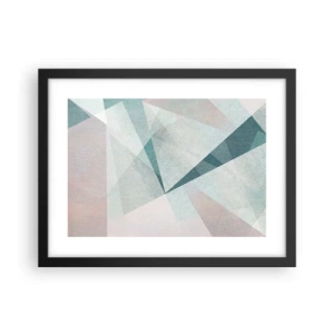 Póster en marco negro - Tranquilo pero dinámico - 40x30 cm