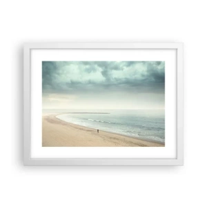 Póster en marco blanco - En busca de la paz - 40x30 cm