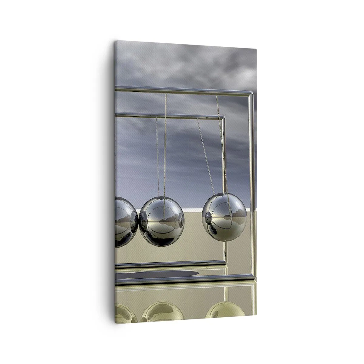 Cuadro sobre lienzo - Impresión de Imagen - La energía del mundo - 45x80 cm