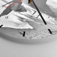 Esfera sin numeración, con rayas