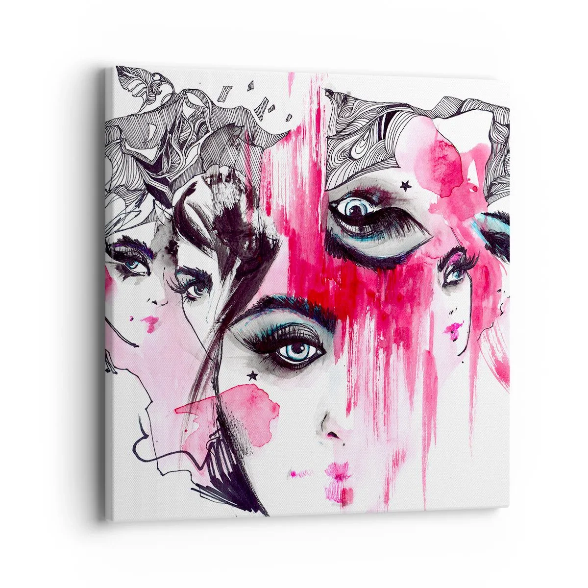 Cuadro sobre lienzo - Impresión de Imagen - , - 40x40 cm