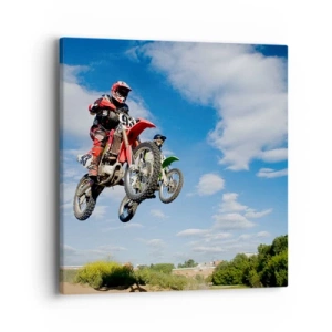 Cuadro sobre lienzo - Impresión de Imagen - Salto del cielo - 40x40 cm