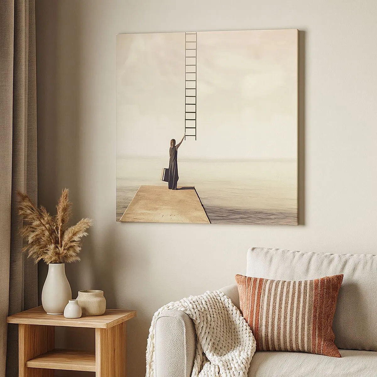 Cuadro sobre lienzo - Impresión de Imagen - Un viaje mágico - 30x30 cm