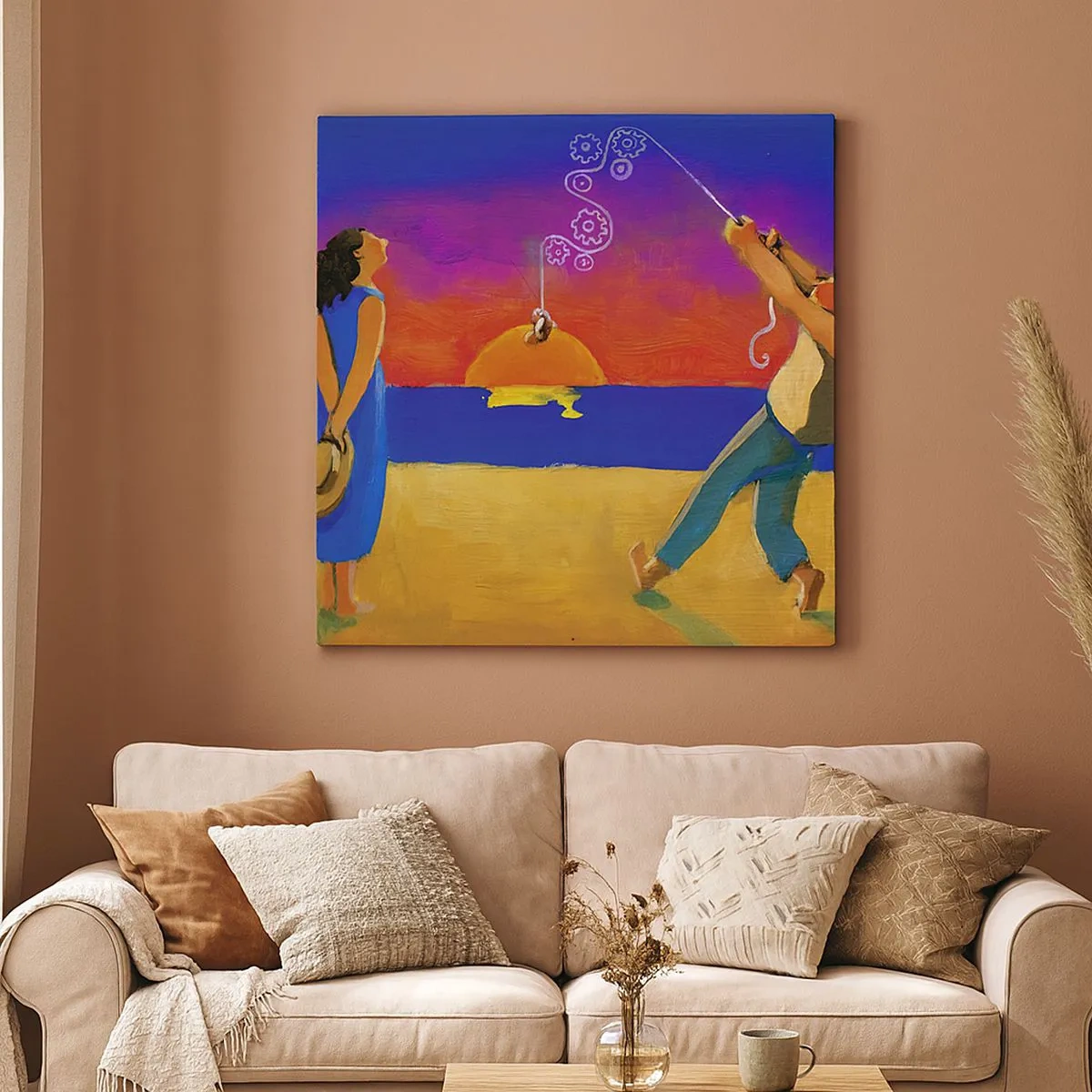 Cuadro sobre lienzo - Impresión de Imagen - Mucho más que una estrella del cielo - 30x30 cm