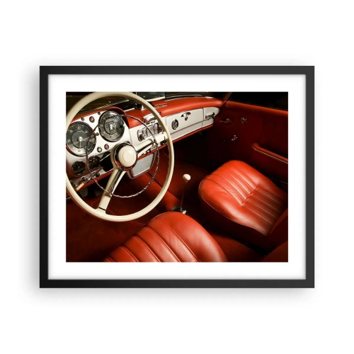 Póster en marco negro - Lujo vintage - 50x40 cm