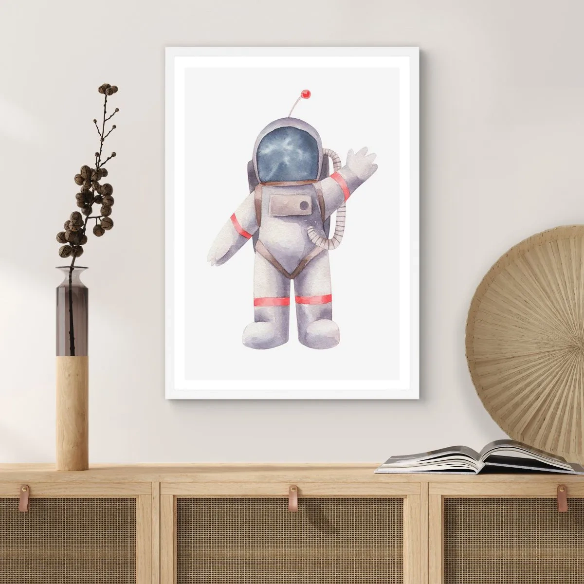 Póster en marco blanco - Esto es todo por ahora - 70x100 cm