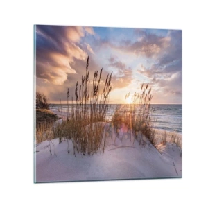 Cuadro sobre vidrio - Impresiones sobre Vidrio - Adiós al sol y al viento - 70x70 cm