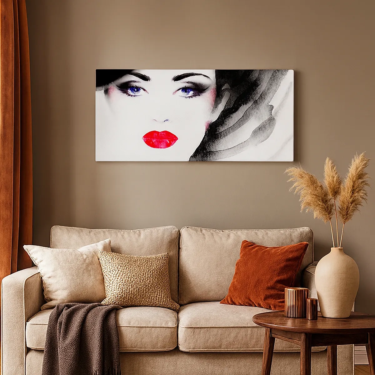 Cuadro sobre lienzo - Impresión de Imagen - Lenguaje no verbal - 30x30 cm