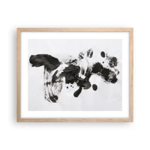 Póster en marco roble claro - ¿Un método en la locura? - 50x40 cm